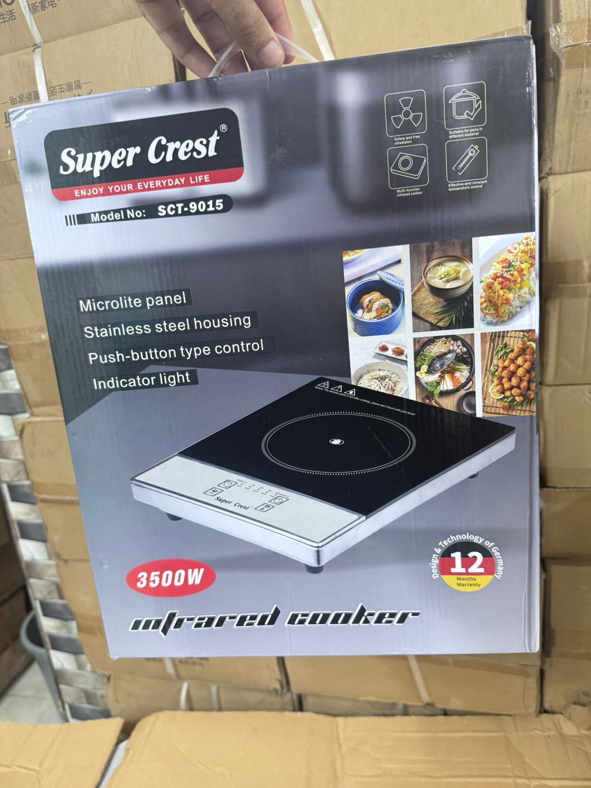 Lot Imported Super Crest Infrared Hot Plate SCT-9015