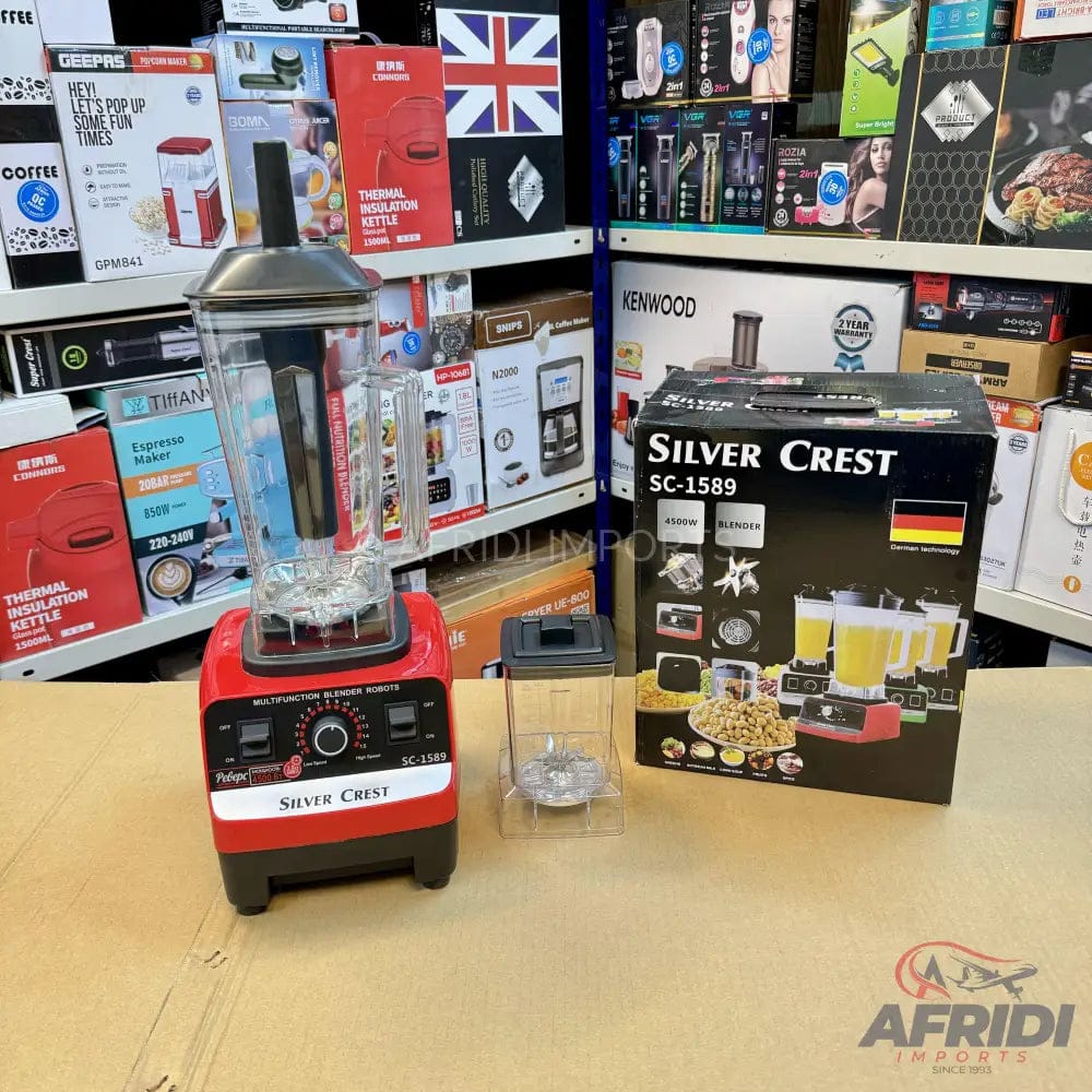 German Lot Imported 2L Powerful silver crest  2-in-1 Blender KK