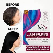 ING V Hair Color - Ammonia Free-Allergy Free - 1000ml
